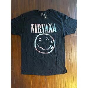 Nirvana Smiley Face Graphic Tee - Hot Topic